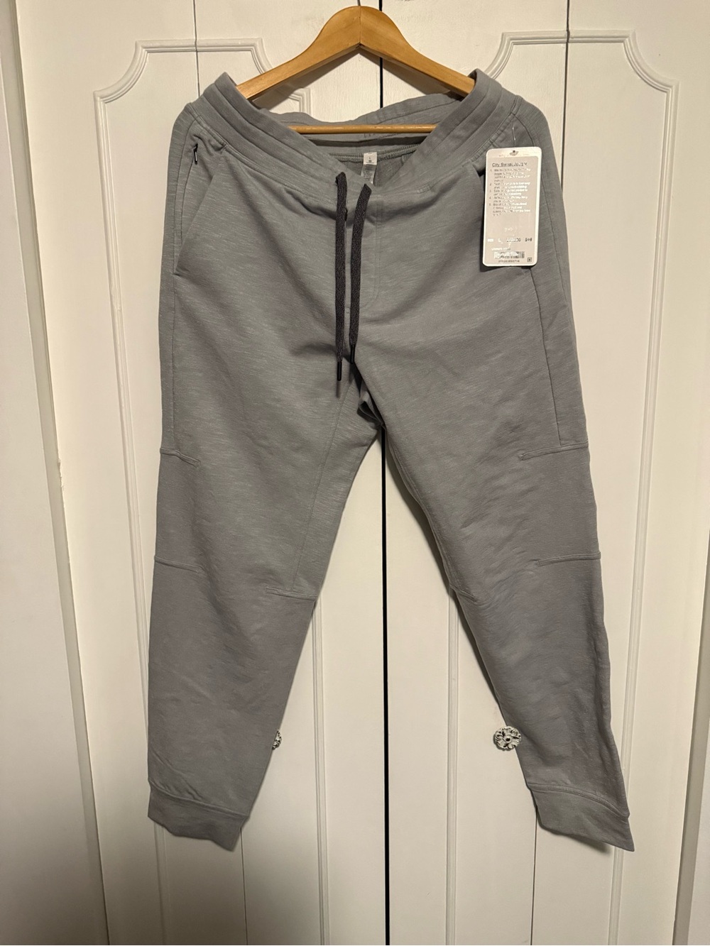 lululemon athletica City Sweat Men's Light Gray Jogger Sweatpants